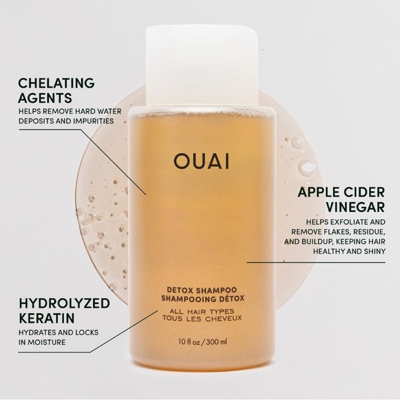 $13❤️‍🔥 OUAI Detox Shampoo Travel Size 👩🏽‍🦱🚿 NEW Clarifying Wash - Picture 3 of 7